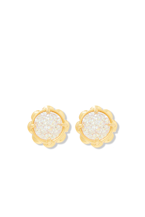 Glam Gemstone Stud Earrings